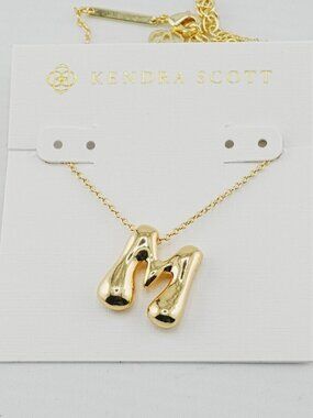 Kendra Scott Polished Letter Necklace